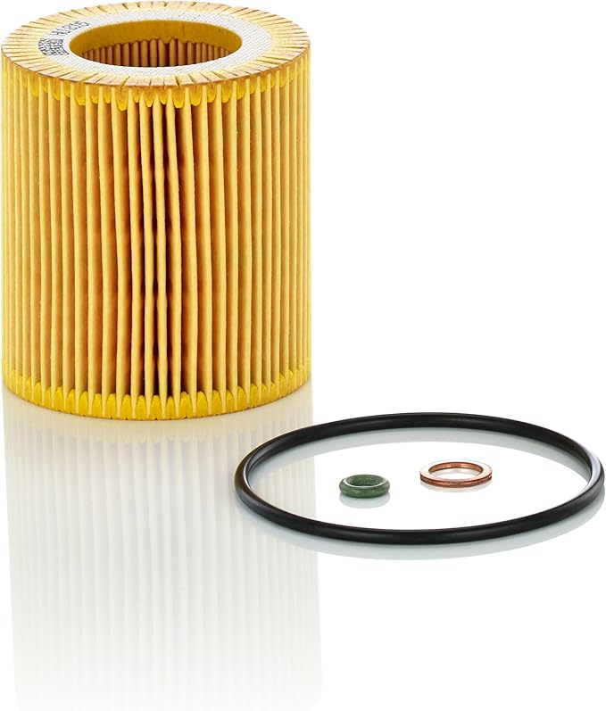 Mann Filter HU 816 x Cartridge Oil Filter Replacement with Oil Drain Plug Gasket Compatible With BMW 125i (2009-2010), 128i (2008-2013), 130i (2006-2010), 135i (2008-2013), 135is (2013)