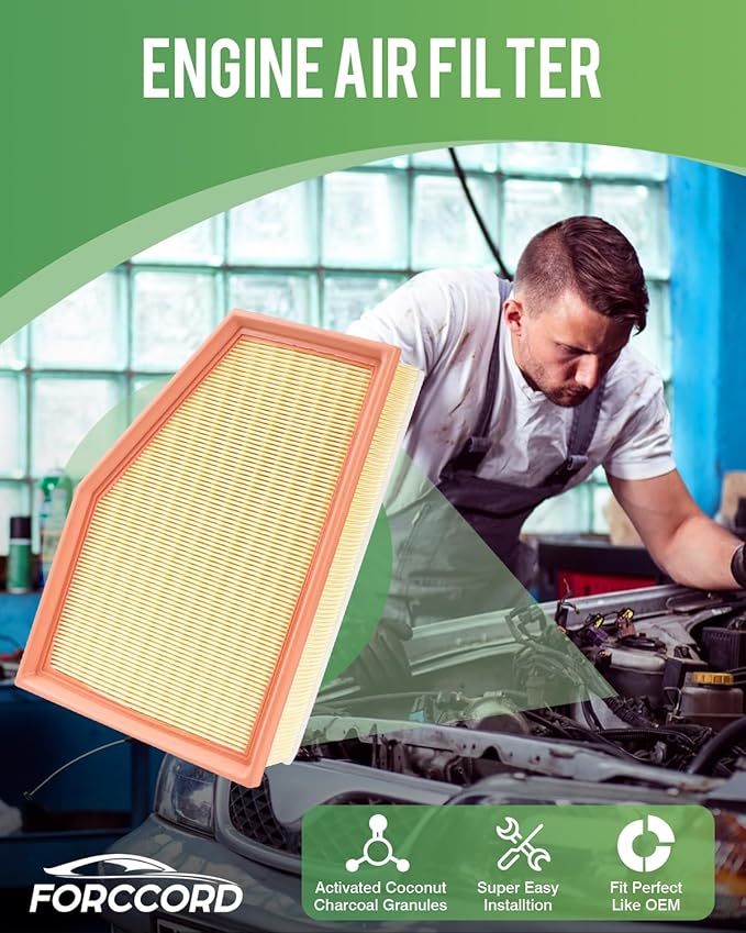 Cabin & Engine Air Filter Fit for 2018-2019 X3 (XDrive30i / SDrive30i / M40i), 2020-2021 X3 (XDrive30i / SDrive30i); 2019 X4, 2020-2022 X4 (XDrive30i) Replacement 64119382885 13718577170