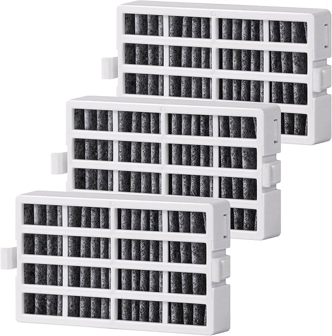 W10311524 AIR1 Refrigerator Air Filter Compatible with Whirlpool Air Filter Replacement FreshFlow Refrigerators AIR1 for Maytag, KitchenAid, Kenmore, 3 Pack