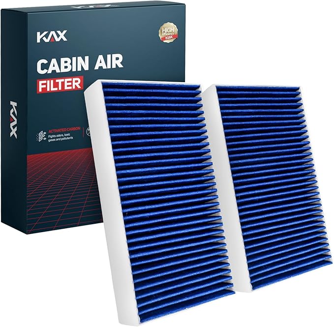KAX Premium Cabin Air Filter with Dual Active Carbon, CF10828 Replacement for Mercedes-Benz GL550, R63 AMG, R500, R350, R320, ML63 AMG, ML550, ML500, ML450, ML350, ML320, GL450, Cabin Filter