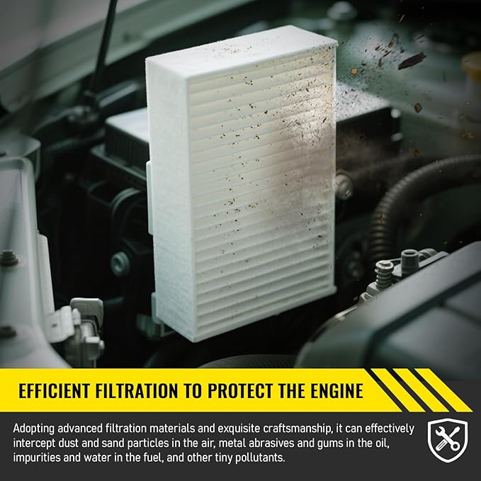 Engine Air Filter Replacement CA10881-B for 2010-2014 Hyundai Sonata, 2011-2016 Kia Optima, 2011-2013 Sorento, Azera
