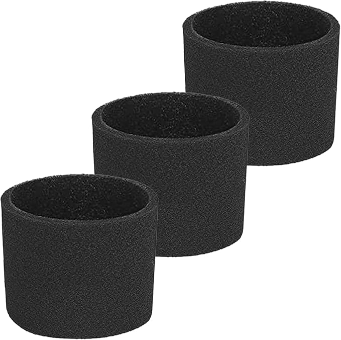 3 Pack Foam Sleeve Vacuum Filters, Fits DCV5011H Filter, Compatible With DCV501HB DW 20V Coreless Hand Vacuum-3 Pack