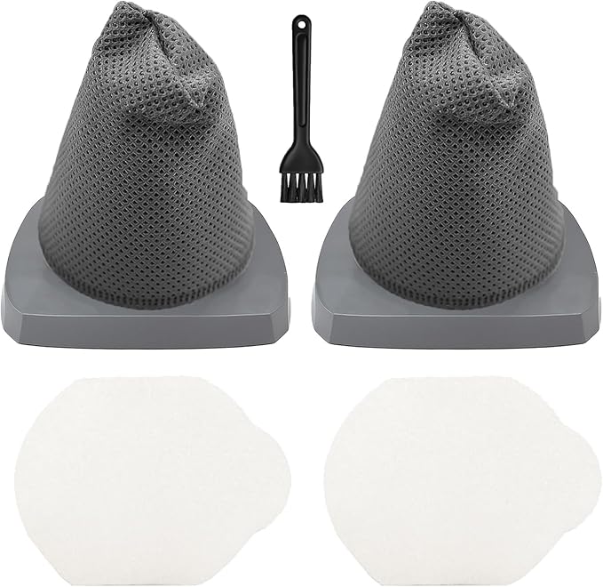 4 PCS Replacement Filters Compatible with Eureka NES215A / NES212/ NES215 Blaze Stick Vacuum Cleaner, Fits Model N0101 N0102 Series,2 Pack Vacuum Filters & 2 Pack Pre-Motor Filters