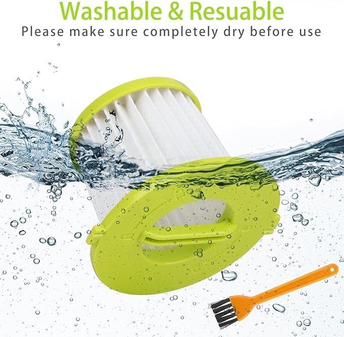 Replacement Filter Compatible with Ryobi ONE+ 18V Handheld Vacuum Models PCL700 PCL704 PCL705 Compare to Part # A32F05N A32HF00 (4 Pack)