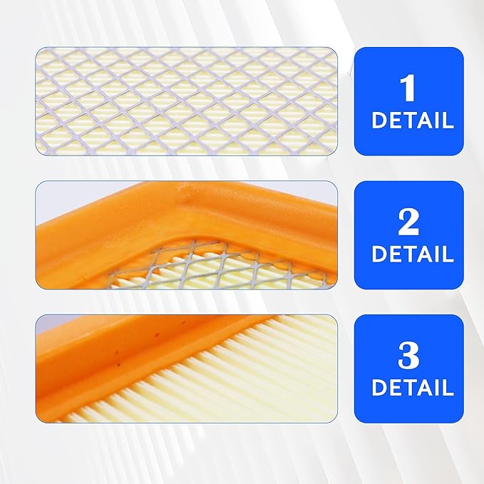 CA11895 Engine Air Filter Compatible with Toyota Sequoia 2014-2022, Tacoma 2016 2017 2018 2019 2020 2021 2022 2023, Tundra 2014-2021 3.5L 4.0L 4.6L 5.7L Replacement for 17801-0P100