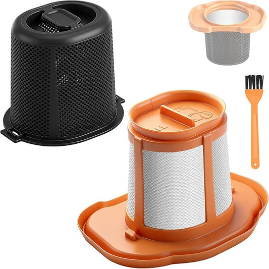 N651381 Vacuum Pre-Filter & HHVKF10 Filter for Black & Decker Vacuum Cleaner HHVK, HHVK320J, HHVK320J10, HHVK320JZ01, HHVK320J12, HHVK415B01, HHVK515J, HHVK515JP Handheld Vacuum Filter Washable