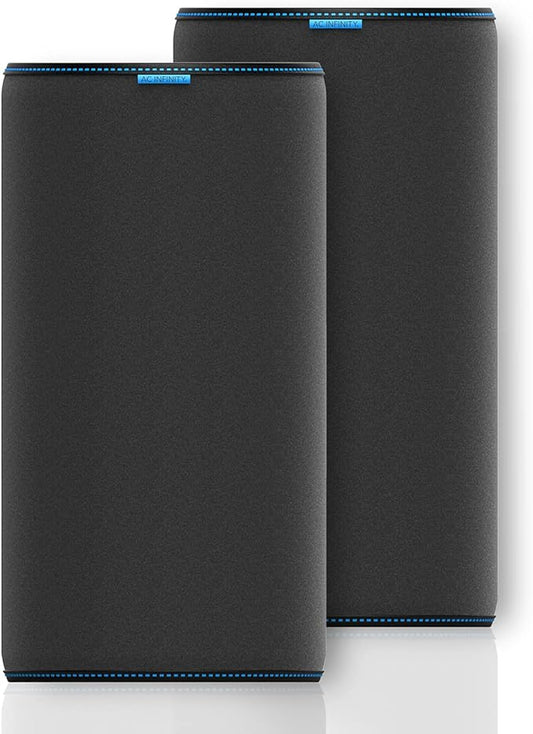 AC Infinity Pre-Filter Cloth 6”, Replacement Inline Filter Sleeve 2-Pack, Fits 6” Carbon Filters for Odor Control in Grow Tents, Indoor Gardening, Hydroponics