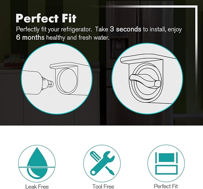 ICEPURE PLUS 5231JA2006A NSF/ANSI 53&42 Refrigerator Water Filter Replacement for LG LT600P, Kenmore 46-9990, 5231JA2006B, 5231JA2006E, LT600P-B, 469990, FML-2, LFX25975ST, LFX25960ST, 1PACK