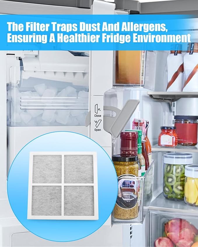 Refrigerator Air Filter Replacement Fit for LG LFXS26973S LFXS28596S LRFXC2406D LRFXC2416S LRMDS3006D,3PC