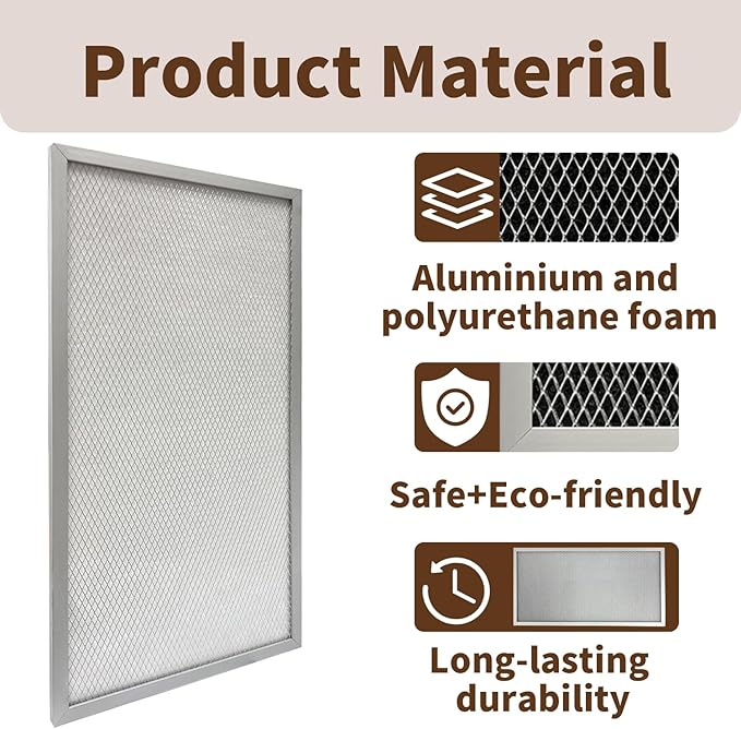 2 Packs MERV-8 Dehumidifier Filter Sets Replacement for AlorAir Basement & Crawl Space Dehumidifiers Sentinel HDi65, Sentinel HD55S and Sentinel HD55