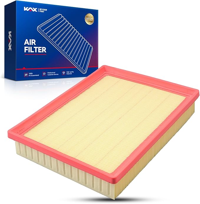 KAX Engine Air Filter, CA9646 Replacement for Saab 9-3 2004-2011, Saab 9-3X 2010 2011, Advanced Air Filter Media, Increased Acceleration