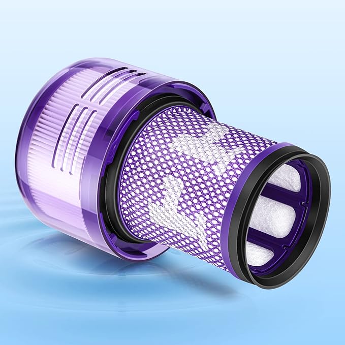 V12 Filter Replacements for Dyson V12 Detect Slim, Detect Slim Animal, Slim+ Cordless Vacuum and V12 Slim Absolute Vacuums, SV34, SV35 Vacuums Filter Replacement, Compare to Part 971517-01, 3 Pack