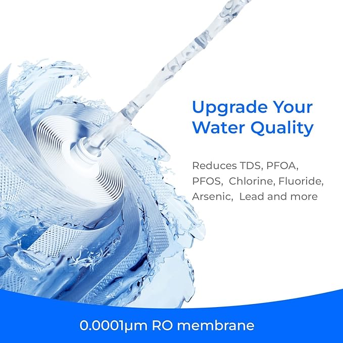 Waterdrop C1RF Filter, Replacement for Waterdrop C1S & C1H Countertop RO System, 12-month Lifetime
