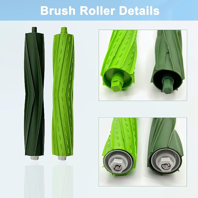 Replacement Parts Accessories for iRobot Roomba i3 i3+ i7 i7+ i4+ i5 i5+ j5 j5+ i6 i6+ i8 i8+ i2 J7 E5 E6 E7 I&J&E Series Vacuum Cleaner,1 Roller Brushes,3 Filters,3 Side Brushes
