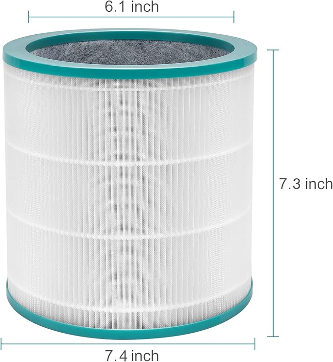 Replacement Filter for Dyson TP01 TP02 TP03 BP01 AM11 Dyson Tower Purifier Pure Cool Link, Replaces Part # 968126-03