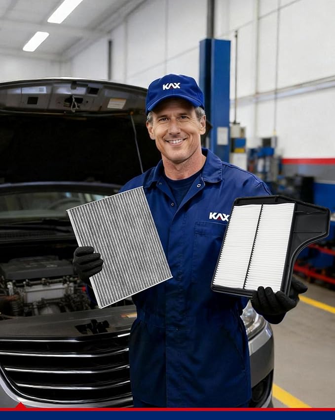 KAX Engine & Cabin Air Filter Kit, Replacement for Nissan Altima 2013-2018 2.5L, Replace# CA11450 CF11776