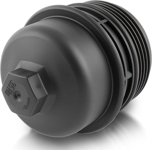 Engine Oil Filter Cap Assembly 26350-3C701 Car Oil Filter Cap Assembly Housing Compatible with Hyundai 3.8L V6 Genesis Coupe 2010-2016 Genesis 2013-2014 Cap Oil Filter