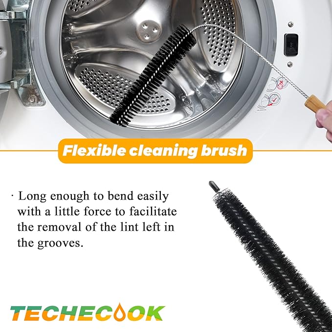 GTD42EASJ2WW GTD33EASK0WW GTX22EASK0WW Dryer Lint Filter Replacement for GE Hotpoint Dryer Lint Trap WE03X23881 GTD84ECPN1DG GTD65EBSJ3WS Stainless Steel Lint Screen for Dryer Parts by Techecook