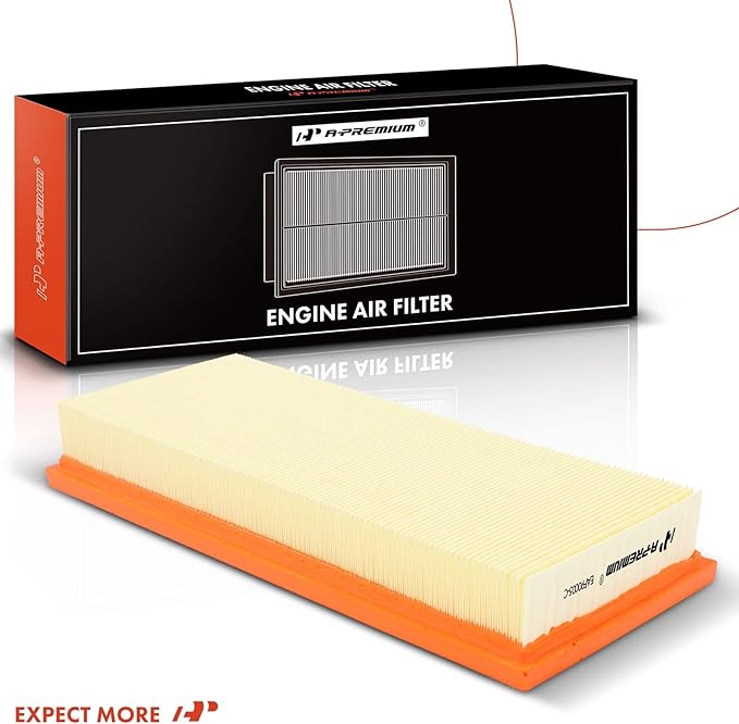 A-Premium 2-PC Engine Air Filter Compatible with Mercedes-Benz S550 2012-2017, SL550 2013-2020, CLS550, E550, GL450, GL550, GLS550, G63 AMG, GLE63 AMG, S63 AMG, & More
