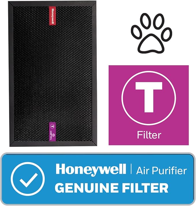 Honeywell Air Purifier Filter for Pet Odor – Filter T for HPA075 &HPA175 AllergenPlus and HPA080 & HPA180 InSight Series Towers, HRFTP1
