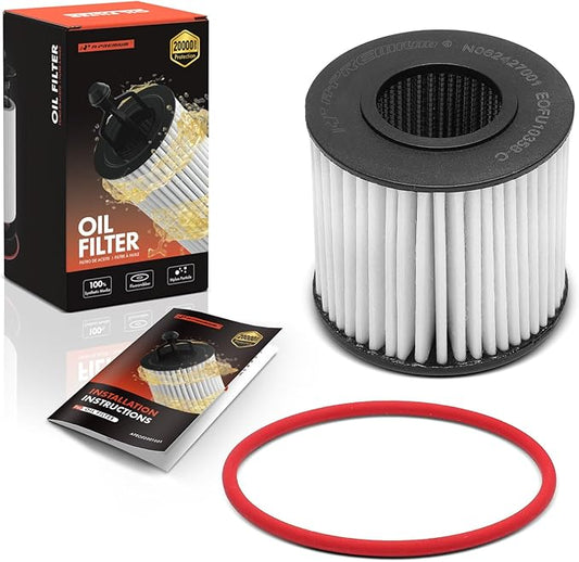 A-Premium 20K Miles Upgrated Protection Oil Filter Compatible with Toyota & Lexus & Scion & Pontiac Models - Corolla, Prius, Matrix, C-HR, CT200h, xD, iM, Vibe, Corolla iM, Prius Plug-In