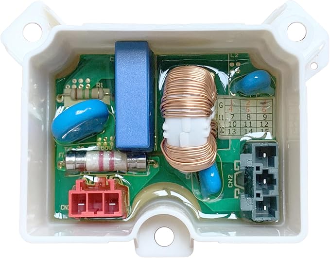 Upgraded 6201EC2002U Noise Filter Assembly for LG & Kenmore Washing Machines and Dishwashers, Replaces Part 6201EC2002U, Compatible with LG Kenmore Models