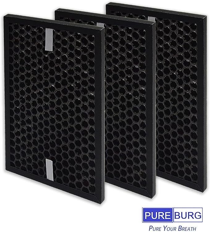 PUREBURG Replacement HEPA Filter Kit Compatible with Honeywell InSight Air Purifiers, HPA5300B / HPA5350, HRF-R3 HRFSC1 HRF-A300