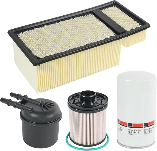 JDMSPEED FL2124S FD4615 FA1902 Oil filter Fuel Filter Air Filte Compatible with 2011-2016 Ford F250 F350 F450 F550 Super Duty F650 F750 6.7L Powerstroke V8 Diesel Engine