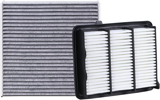 CA12290 Engine Air Filter and CF10134 Cabin Air Filter kit Compatible with 2018-2022 Honda Accord 1.5L Gas Only Replaces 17220-6A0-A00 80292-SDA-A01
