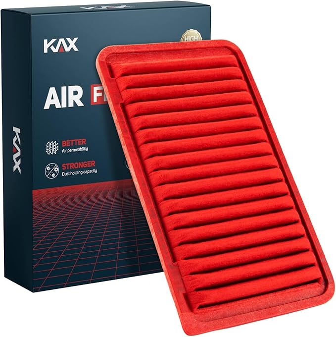KAX Premium Engine Air Filter, CA9360 Replacement for Toyota Camry 2002-2011, Sienna 2004-2010, Highlander 2001-2007/2009-2013, Solara 2004-2008, Lexus ES300, ES330, RX330, RX350