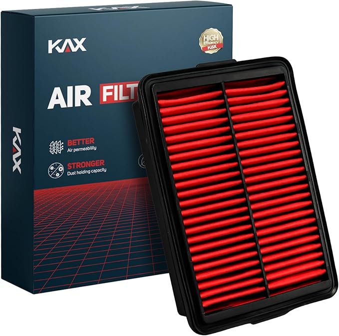 KAX Premium Engine Air Filter, CA12057 Replacement for Elantra 2017-2020, Forte, Forte5 2019-2024, Kona, Elantra GT 2018-2023, Soul2020-2025, Veloster 2019-2021