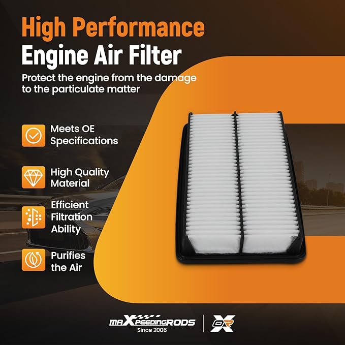 maXpeedingrods CA10013 Engine Air Filter Replacement for Honda Pilot (2009-2015), Odyssey (2005-2010), Acura MDX (2007-2009)