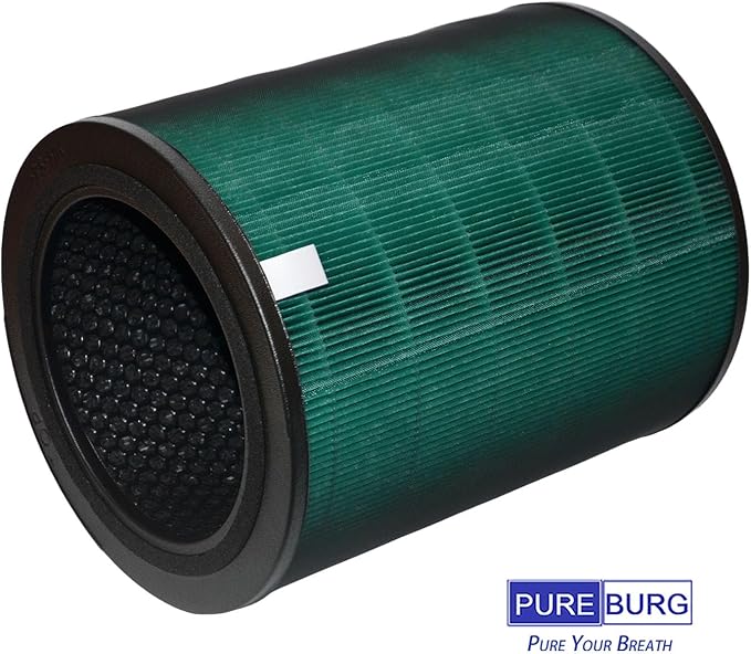 PUREBURG Replacement Filter Compatible with Coway Airmega 450 Air Purifier,H13 True HEPA Activated Carbon 2-in-1 For Air Clean Dust VOCs Odor 1-Pack