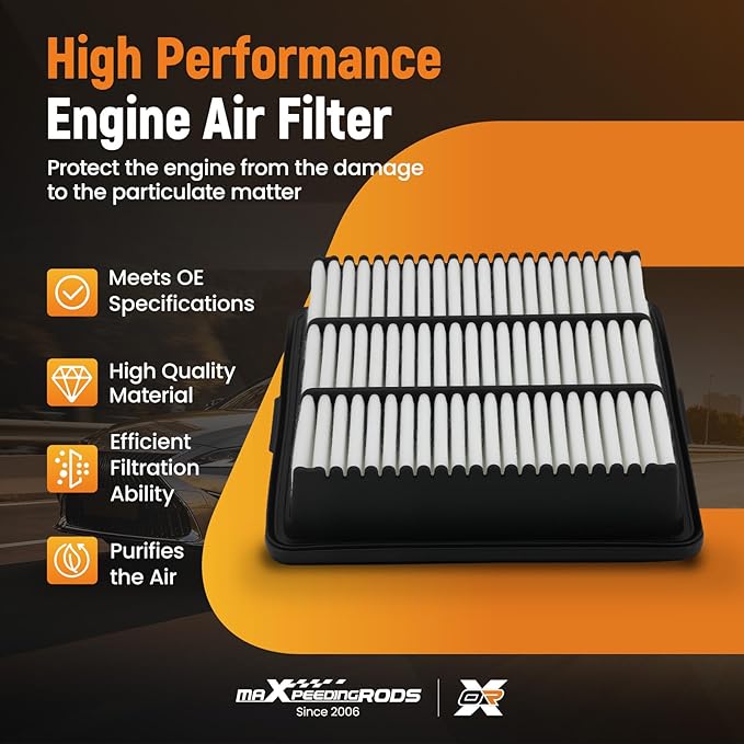 maXpeedingrods CA12879 Engine Air Filter Fit for Hyundai Elantra 2021-2025, Kona 2024-2025, Replacement for 28113-AA100, A21775, PA99855, WA11233