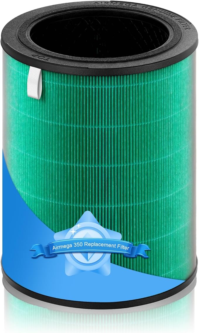 Airmega 350 Replacement Filter for Coway Airmega 350 Air Purifier,High-Efficiency Activated Carbon Pet Filter for Home Large Room