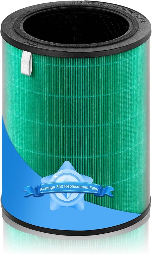 Airmega 350 Replacement Filter for Coway Airmega 350 Air Purifier,High-Efficiency Activated Carbon Pet Filter for Home Large Room