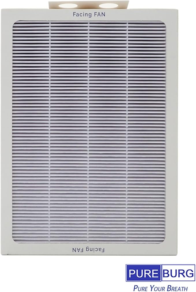 PUREBURG Replacement Smokestop Filter Compatible with Blueair 500/600 Classic 503 505 603 650E 550E 501 510 555EB 601 605 580i 680i Air Purifiers,H13 HEPA 3-Stage Filtration Activated Carbon