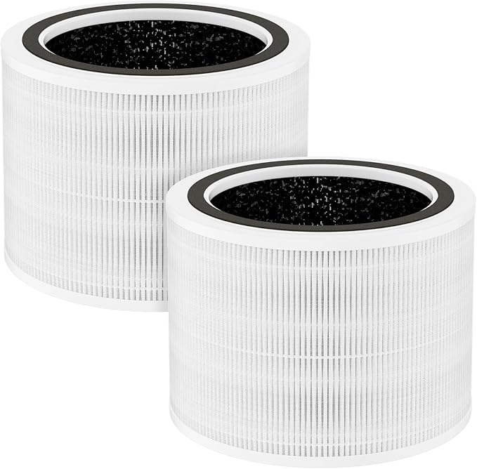 Future Way 2 Pack Core 200S Replacement Filter Compatible with LEVOIT Core 200S Air Purifier, H13 True HEPA & Activated Carbon, Core 200S-RF
