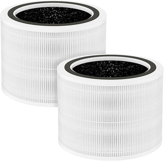 Future Way 2 Pack Core 200S Replacement Filter Compatible with LEVOIT Core 200S Air Purifier, H13 True HEPA & Activated Carbon, Core 200S-RF