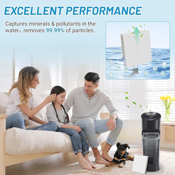 Lemige HFT600 Humidifier Filter T for Honeywell Hev615 Hev620 Top Fill Tower Humidifier, Compatible with Honeywell Replacement Wicking Filter T HFT600, Compare to Part HFT600T HFT600PDQ
