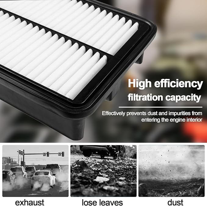Comb Engine Cabin Air Filter for Hyundai Tucson 2.5L L4 2025 2024 2023 2022 (Except Hybrid)