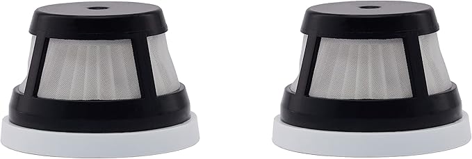 Amazon Basics Replacement Filter Handheld Vacuum, Black, 2-Pack