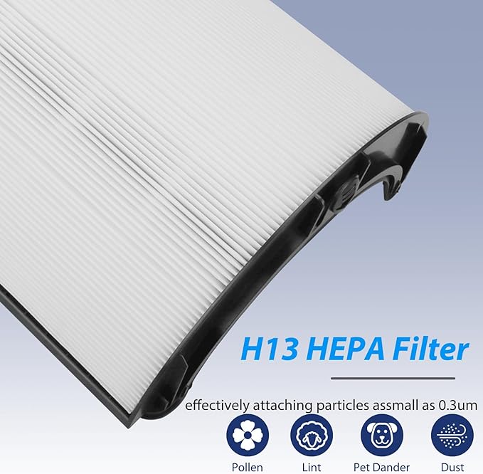 TP06 HEPA Replacement Filter for Dyson HP06 TP06 HP07 TP07 TP7A HP09 TP09 HP09 TP09 PH01 PH02 PH03 PH04, Part No. 970341-01, 2 in 1 Replacement, 2 PACK