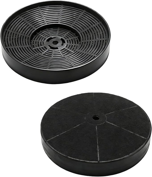 2Pcs WRHF003S2 Range Hood Carbon Filter Fits For Winflo 30 Inch Convertible Stainless Steel Tempered Glass Wall Mount Range Hood BA82-OD22