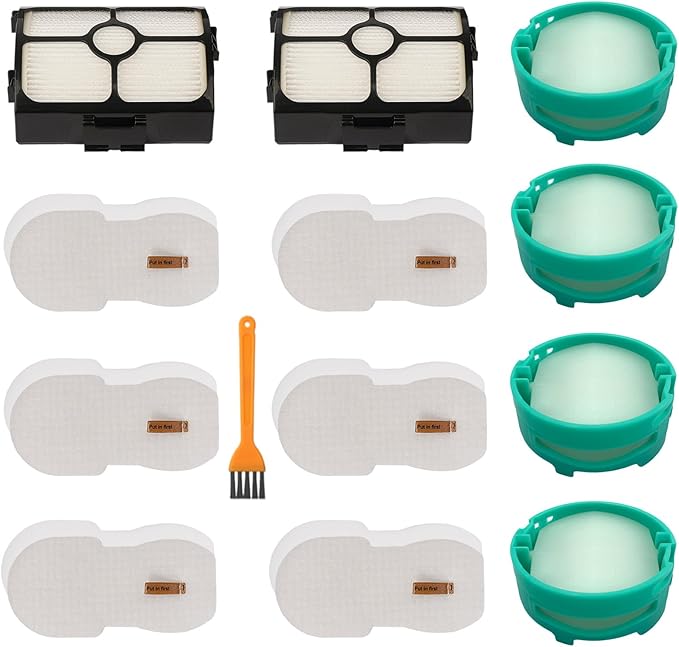 HZ4002 Filter Replacement and Odor Neutralizer Cartridge Kit for Shark HZ3002 HZ3000 HZ4001AMZ HZ4002 Stratos Ultralight Corded Stick Vacuum, Replace Parts XFFKHZ3000 XHFHZ3000 1541FC3000