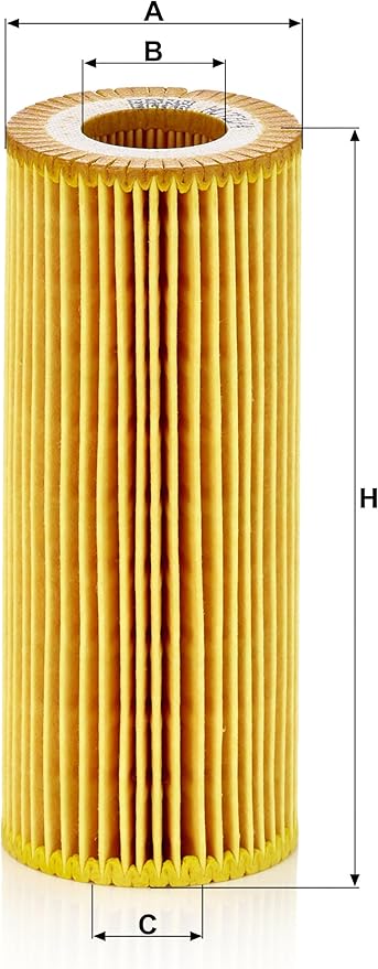 Mann Filter HU 721/4 x Cartridge Oil Filter Replacement with Oil Drain Plug Gasket Compatible With BMW 335d (2009-2011), X5 xDrive35d (2009-2013)