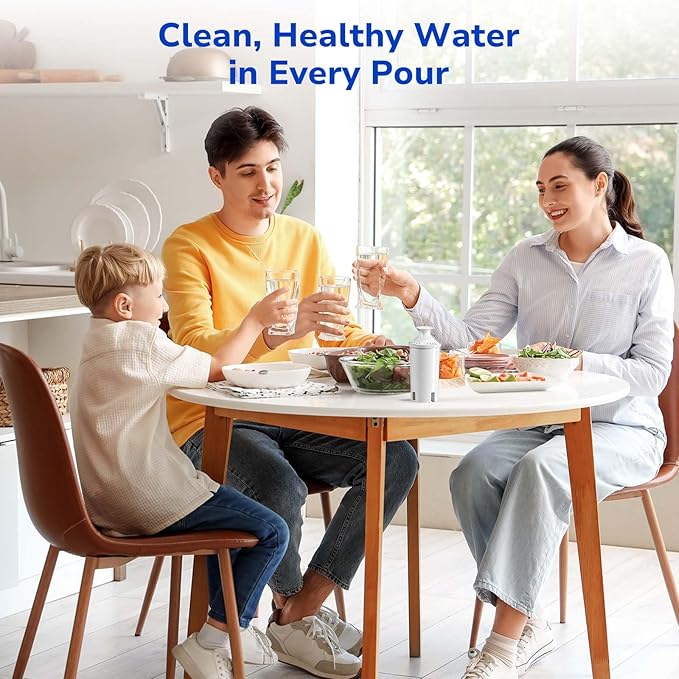 Fil-Fresh NSF 53 & 42 Certified Water Filter Replacement for Brita® Pitchers and Dispensers, Replaces Brita® Classic OB03, 35557, Mavea® 107007, Reduce Cadmium, Mercury, Copper, BPA free, 2-Pack