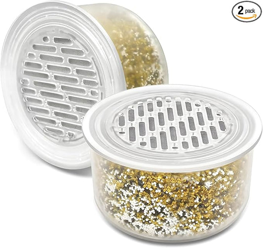 2 Pack Baby Bath Tub Shower Head Filter for Canopy – Compatible with All Canopy Handheld & Fixed Filtered Shower Heads Replacement Cartridge– Hard Water & Chlorine Reduction