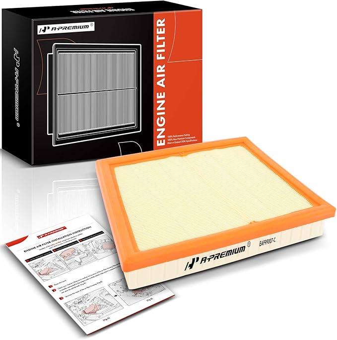 A-Premium Engine Air Filter Compatible with BMW X1 16-22, X2 18-22 & Mini Cooper 15-23, Cooper Clubman 16-23, Cooper Countryman 17-23, 1.5L 2.0L