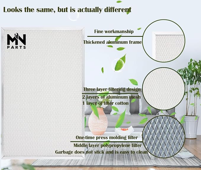 Upgraded 50000293-004 Post Filter Replacement for Honey in Well Cleaner F300 F50F 20" X 12.5" Electronic Air Filter For the F300E F300A F50F F58F 2 Packs